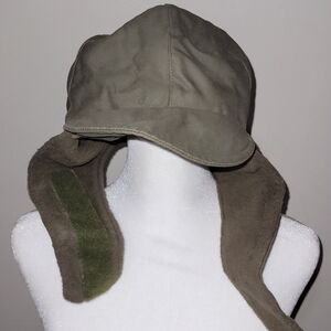 Vintage 1988 West German Army Winter Field Cap Size 62 (XXL) Military Surplus